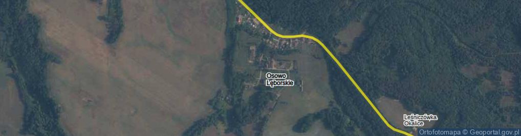 Zdjęcie satelitarne Osowo Lęborskie ul.